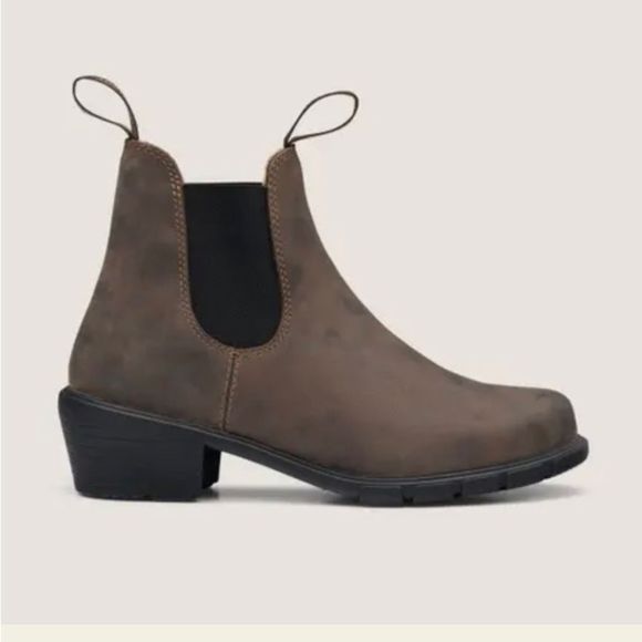 🔥RARE🔥Price firm!Blundstone Women Chelsea Heel Rustic Brown 4 AUS|7 US - Picture 1 of 5